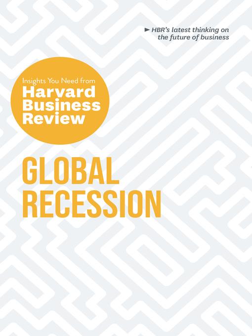 Global recession.