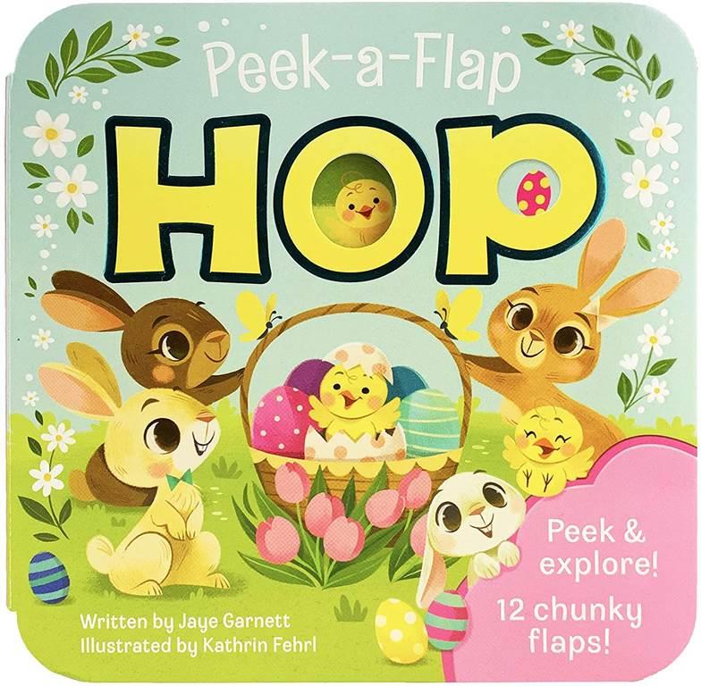 Peek-a-Flap Hop - Children's Lift-a-Flap Board Book Gift for Easter Basket Stuffers, Ages 2-6 (Peek-A-Flap Board Book)