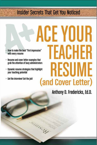 Ace Your Teacher Resume (and Cover Letter)