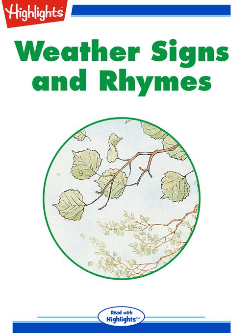 Weather Signs and Rhymes