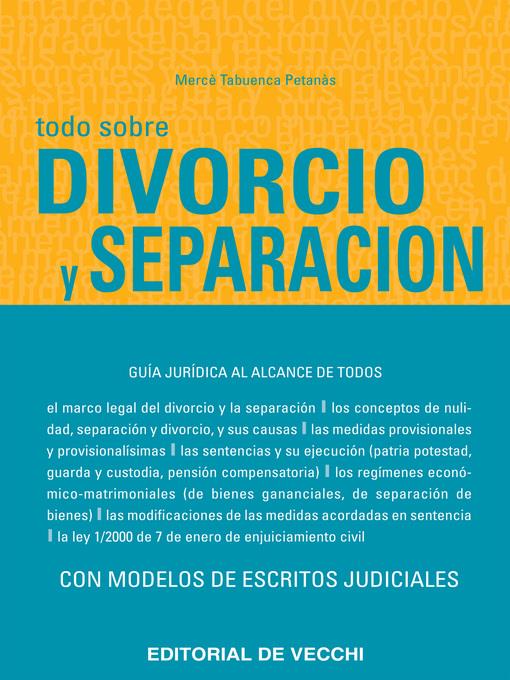 Todo sobre divorcio  y separación