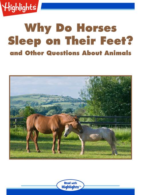 Why Do Horses Sleep on Their Feet? and Other Questions About Animals