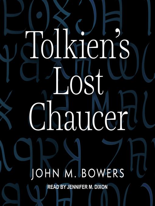 Tolkien's Lost Chaucer