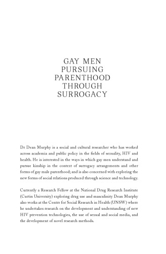 Gay Men Pursuing Parenthood through Surrogacy