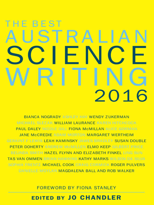 The Best Australian Science Writing 2016