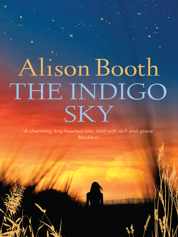 The indigo sky