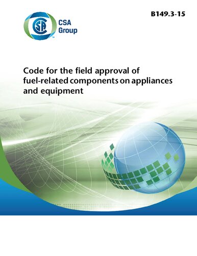 Code for the field approval of fuel-related components on appliances and equipment.