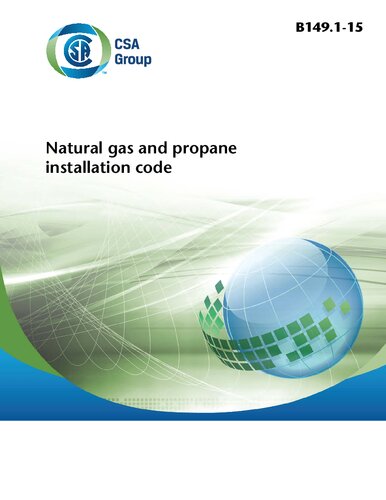 Natural gas and propane installation code