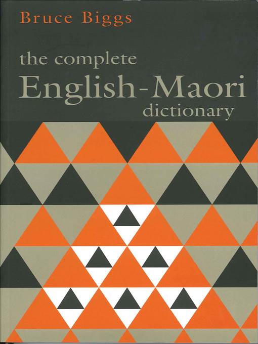 The Complete English–Maori Dictionary