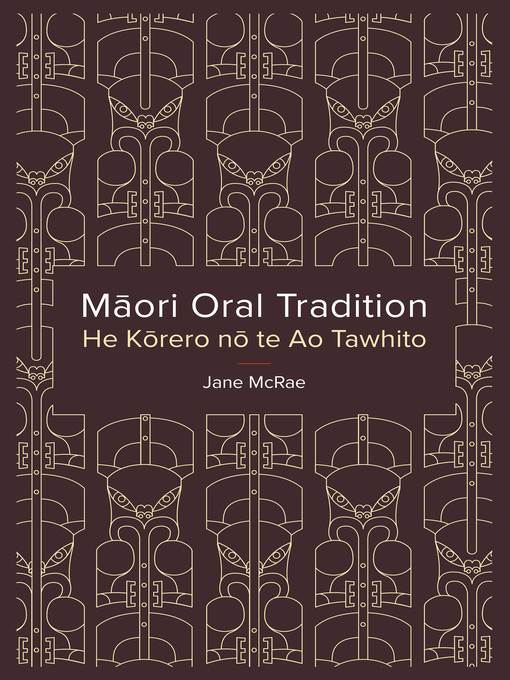 Maori Oral Tradition