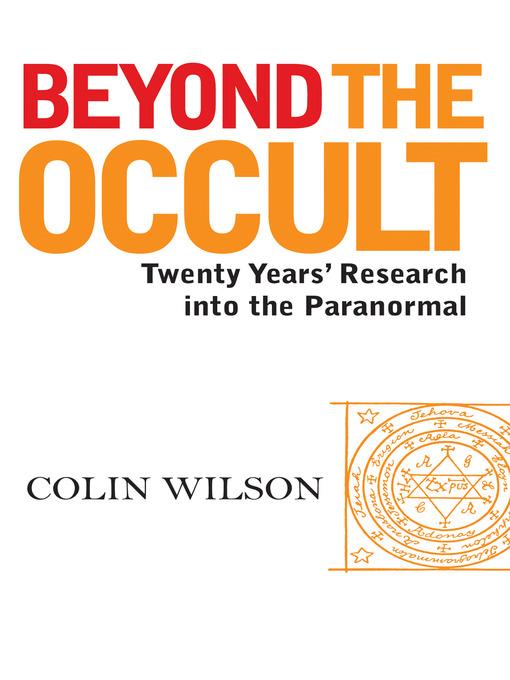 Beyond the Occult