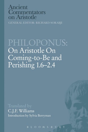 On Aristotle On coming-to-be and perishing 1.6-2.4