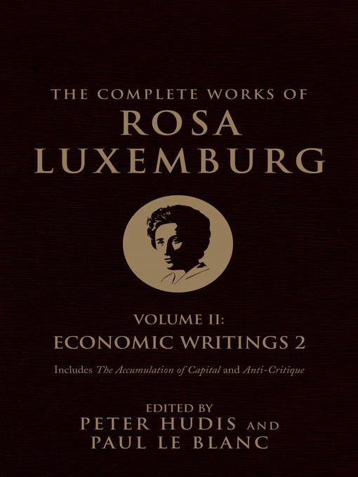 The Complete Works of Rosa Luxemburg, Volume 2