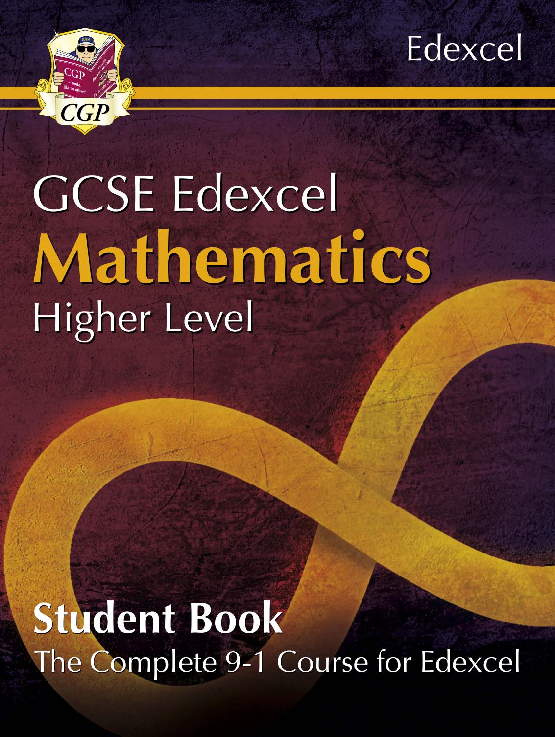 New Grade 9-1 GCSE Maths Edexcel Student Book - Higher (with Online Edition)