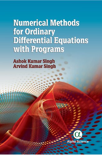 Numerical Methods for Ordinary Differential Equations with Programs