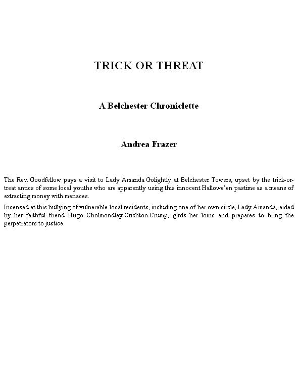 Trick or Threat