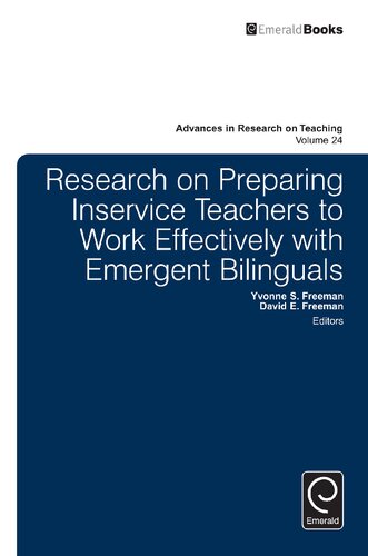 Research on Preparing Inservice Teachers to Work Effectively with Emergent Bilinguals