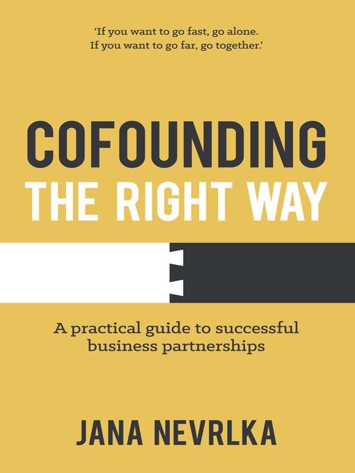 Cofounding the Right Way