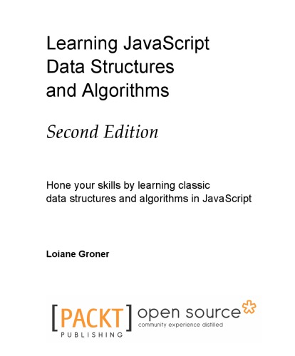 Learning JavaScript Data Structures and Algorithms - Second Edition