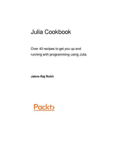 Julia Cookbook