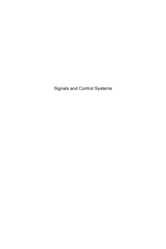 Signals and Control Systems