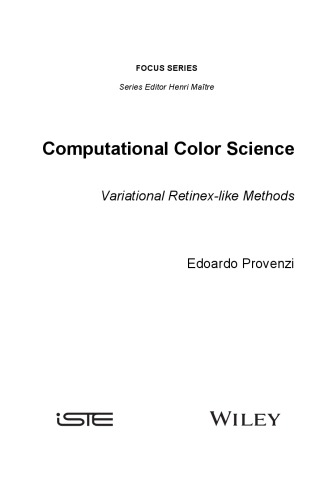 Computational Color Science