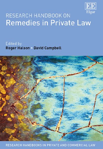 Research Handbook on Remedies in Private Law