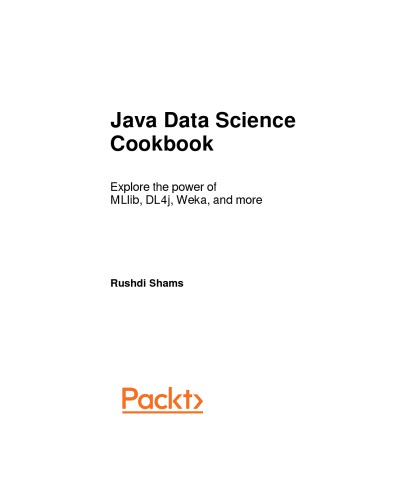 Java Data Science Cookbook