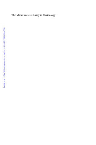 The micronucleus assay in toxicology