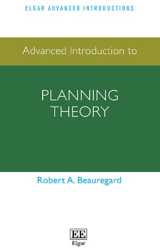 Advanced Introduction to Planning Theory