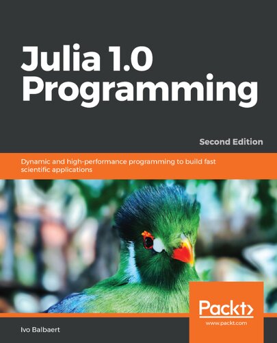 Julia 1.0 Programming - Second Edition