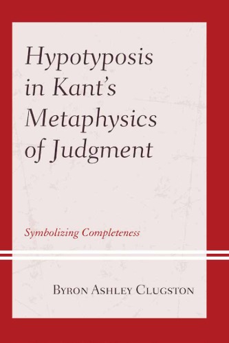 Hypotyposis in Kant's Metaphysics of Judgment