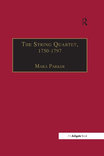 The String Quartet, 1750-1797