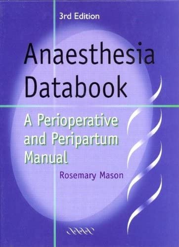 Anaesthesia Databook 3ed