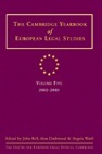 The Cambridge Yearbook of European Legal Studies, Volume 5, 2002-2003