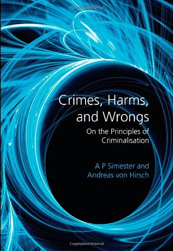 Crimes, Harms, and Wrongs