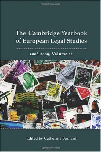 Cambridge Yearbook of European Legal Studies, Volume 11, 2008-2009