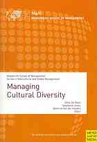 Managing Cultural Diversity