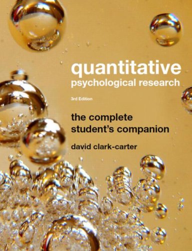 Quantitative Psychological Research