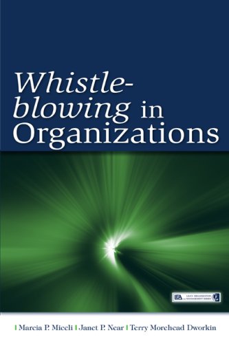 Whistle-blowing in organizations