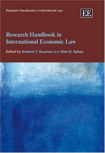 Research Handbook in International Economic Law