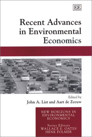 Recent advances in environmental economics