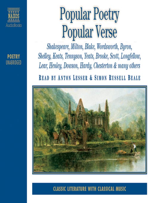 Popular Poetry, Popular Verse, Volume 1