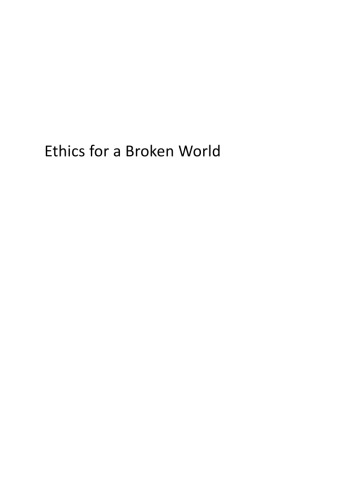 Ethics for a Broken World