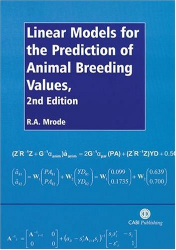 Linear models for the prediction of animal breeding values