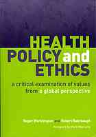 Health Policy and Ethics