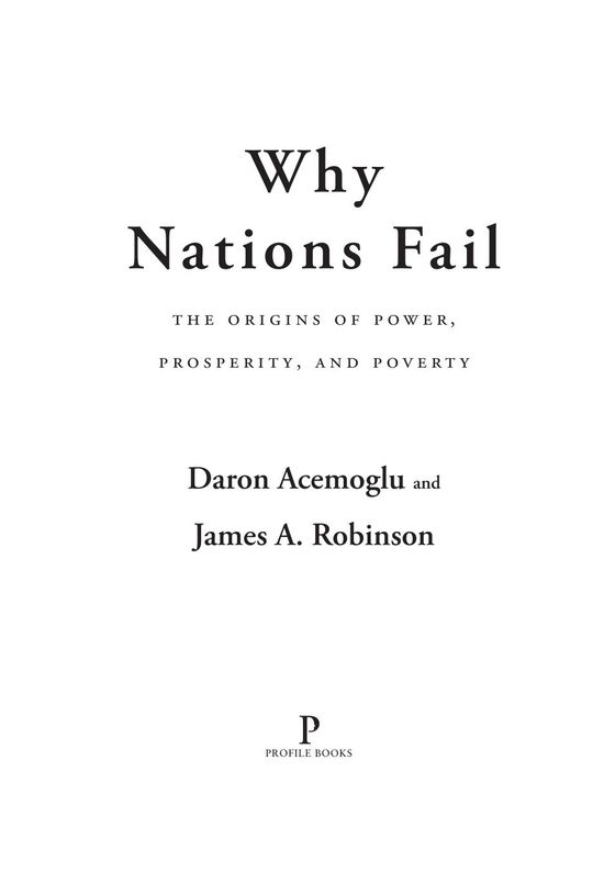 Why Nations Fail