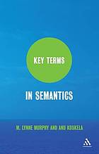 Key Terms in Semantics