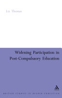 Widening Participation in Post-Compulsory Education