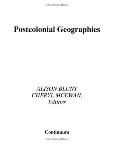 Postcolonial Geographies